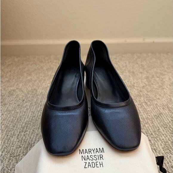 Maryam Nassir Zadeh – Metallic Alder Roberta Block Heel- Size 37.5 - Picture 2 of 6